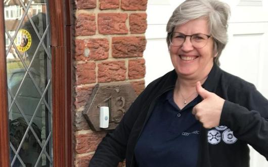 Debbie Johnson delivers groceries to vulnerable and elderly people in her community