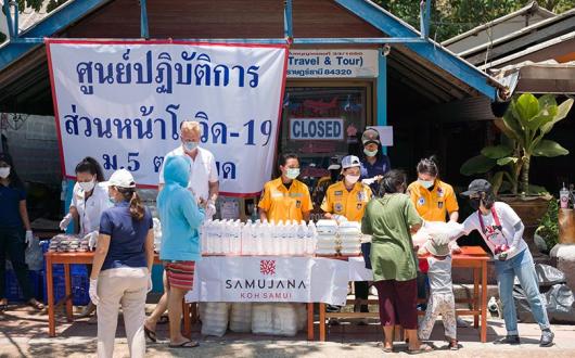How Samujana Villas is supporting the Ko Samui community affected by coronavirus