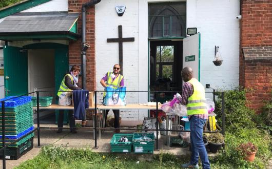 The furloughed travel professional using his downtime to volunteer