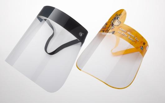 Qatar Airways will hand out face shields before flights