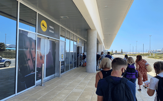 Entering arrivals in Cyprus was an organised process
