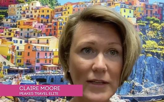 Peakes Travel Elite's Claire Moore said it was "amazing" to win the accolade