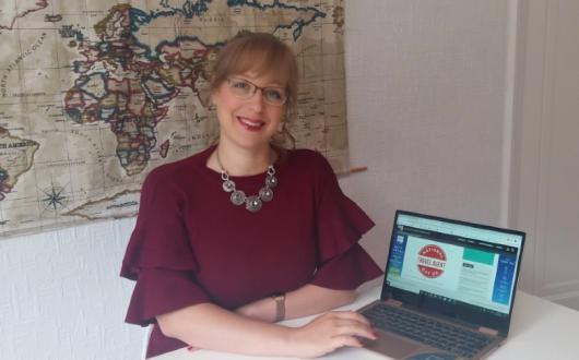 Kate Holroyd's business Strawberry Holidays has made Small Business Saturday's SmallBiz100 list