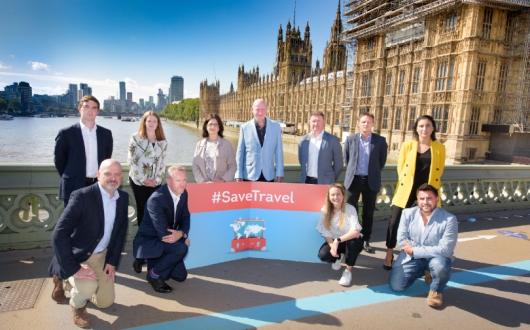 A number of travel leaders joined TTG to hand over the letter (Credit: Steve Dunlop Photographer)