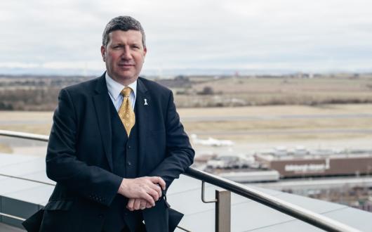 Edinburgh airport's Gordon Dewar says nobody in aviation has "advocated trading lives for the economy"