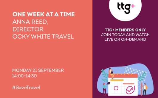 Anna Reed of Ocky White Travel will be the second guest in the latest series of One Week At A Time