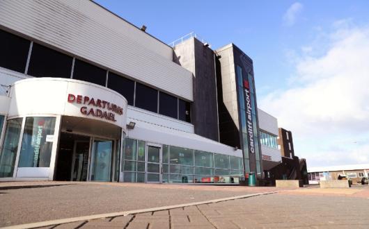 Cardiff airport will remain open despite a local Covid lockdown (Credit: @Cardiff_Airport/Twitter)