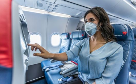 Delta will block out middle seats onboard its flights until at least 30 March 2021