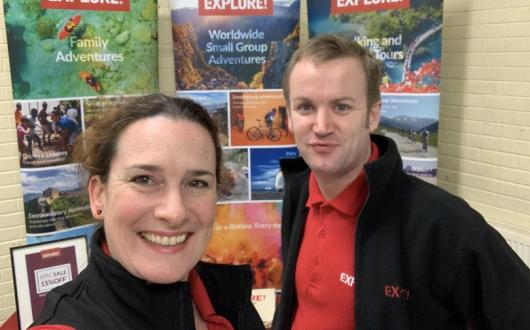 Explore's Philippa Baines and Nick Hindle will be on hand to assist (Credit: explore.co.uk/travel-agents/bdm)