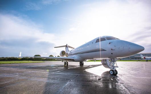A Global 5000 is one of the private jet options available