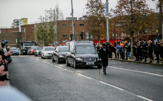 Hundreds turned out on Wednesday to remember John Hays (Credit: North News)