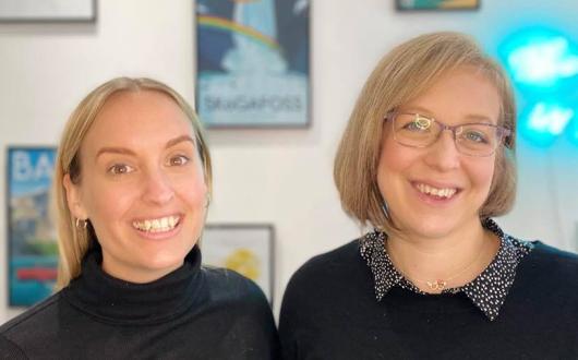 Agents Mia Walmsley and Kate Holroyd both have marketing backgrounds