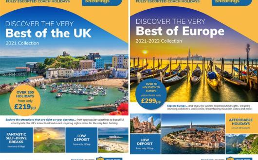 Shearings has launched new UK and Europe brochures for 2021 and 2022