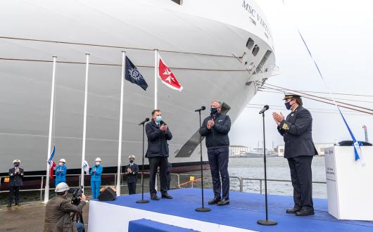 MSC Virtuosa is handed over in France