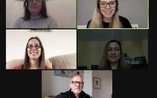 C The World, Bath's Julie Pymm, Steve Giles, Zoe Barnes and Catherine Smith with TTG's Abigail Healy