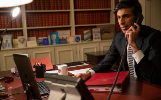 Sunak will address the Commons from 12.30pm on Wednesday (Credit: @HMTreasury / Twitter)