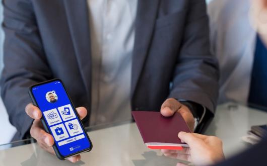 The app will certify pre-departure test results and Covid vaccination status (Credit: Iata)