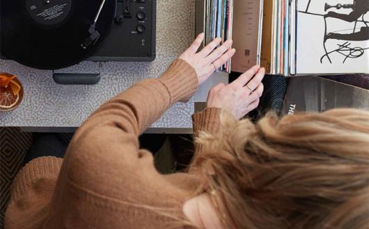 Rooms will have homely touches such as record players and vinyl collections