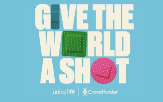 Unicef UK and Crowdfunder is campaigning to fund and deliver Covid-19 vaccines around the world