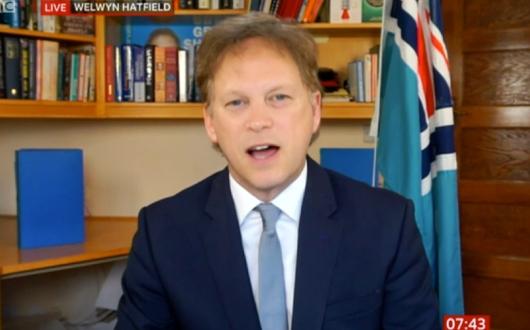 Shapps said people could, at last, start looking ahead to their summer holidays (Credit: BBC Breakfast)