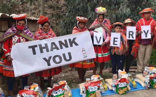 £17,000 was raised, enough to pay for 680 essential food parcels