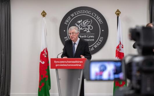 Drakeford confirmed Wales would adopt a traffic light system (Credit: Welsh Government / gov.wales)