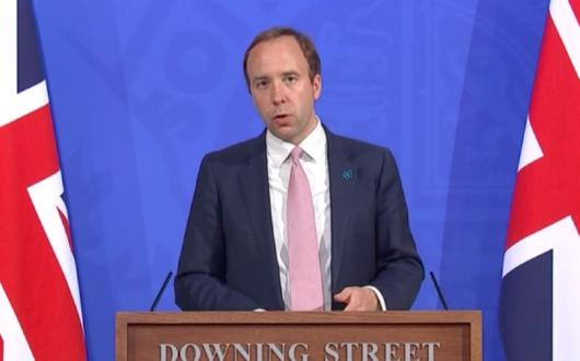 Matt Hancock said the government had been 'crystal clear' on amber list travel (Credit: BBC News)