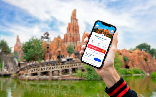 Guests can use the new features to book time slots for specific rides and attractions