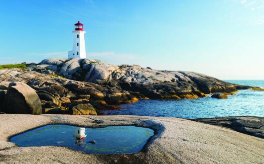 Highlights of the tour include a visit to Peggy's Point lighthouse