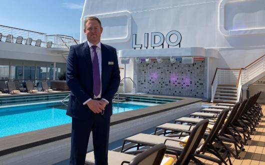 Saga's head of trade sales Iain Powell set out Saga's plans for the trade over the coming months (Credit: Sara Macefield)