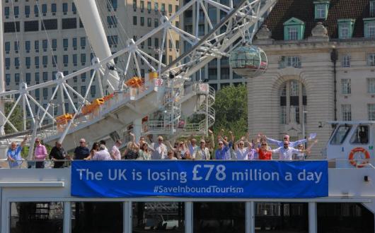 UKinbound's #SaveInboundTourism event took place on a boat in the Thames