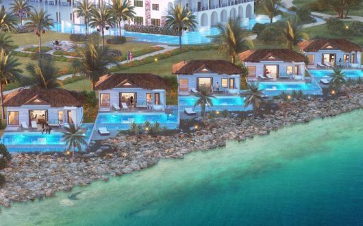 The Awa Seaside Butler Bungalows at Sandals Royal Curacao