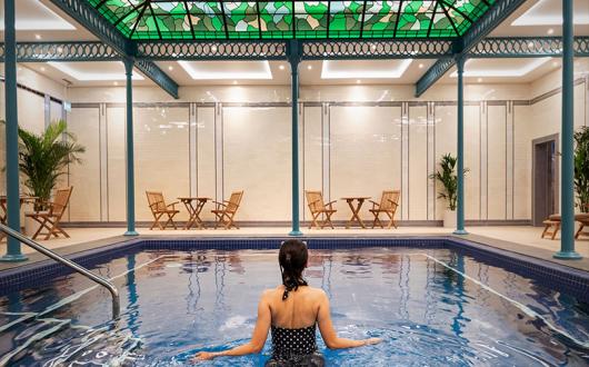 One of the pools at Buxton Crescent's spa