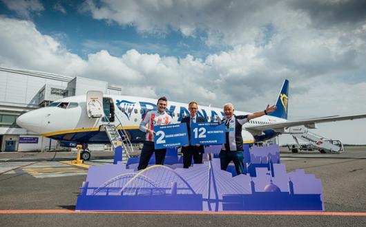 Ryanair will open a base at Newcastle International for summer 2022