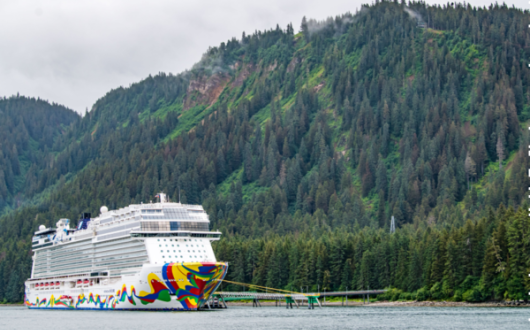Norwegian Encore debuts at Icy Strait Point, Alaska