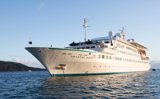 A spokesperson for the line said: "We extend our heartfelt gratitude to the officers and crew who worked passionately to make Crystal Esprit a unique vacation"