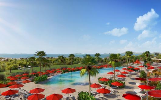 Magna Marbella will offer 14 hectares of garden, five swimming pools, a family waterpark, an adult-only "zen zone", two restaurants, a "gourmet lounge" and three bars