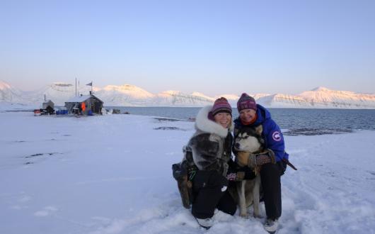 Hurtigruten's Fridtjtof Nansen's godmothers Sunniva Sorby and Hilde Falun Strom