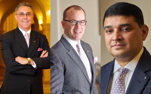  From L-R: Karim Tayach, Sébastien Mariette and Manish Nambiar 