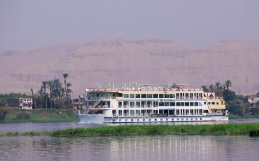 The vessel's 11-night "Secrets of Egypt & The Nile" itinerary operates from September through June each year, sailing round trip from Luxor to Aswan