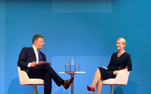 Ailsa Pollard speaking at Abta Travel Convention