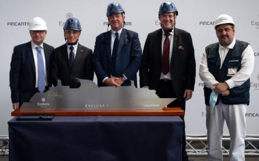 Work has started on Explora II which is due to begin sailing in spring 2024 (credit Ivan Sarfatti)