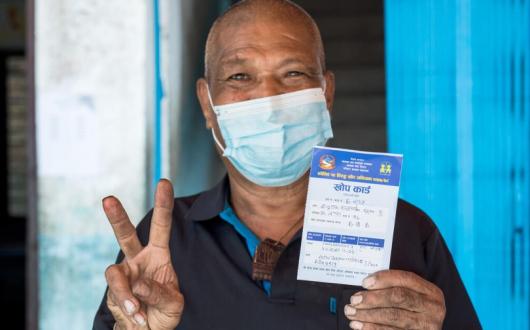 The operator has helped to provide 20,000 people with a Covid vaccine (Credit: Unicef)