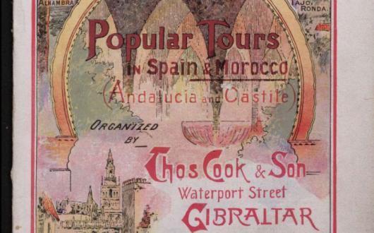 A detail from a poster from the Thomas Cook archive