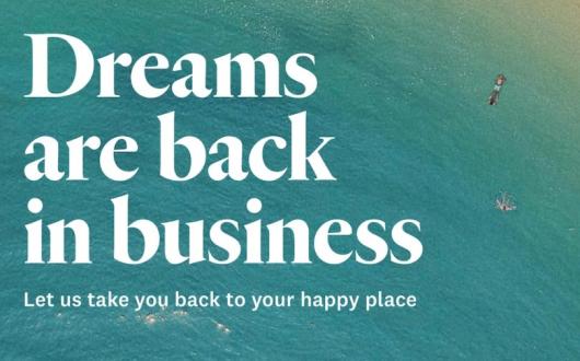 The Advantage Dreams Are Back In Business campaign