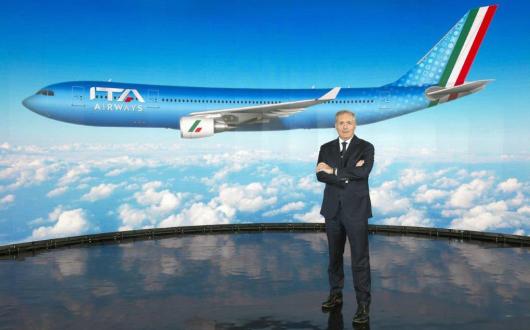 ITA president Alfredo Altavilla reveals the airline's branding