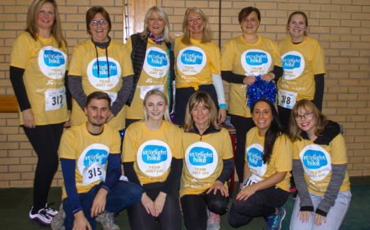 The team raised £1,500, which was then matched by the JG Travel Group to bring the total to £3,000