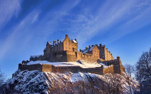 Wendy Wu's Christmas itinerary includes a visit to Edinburgh Castle