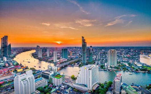 Bangkok city skyline
