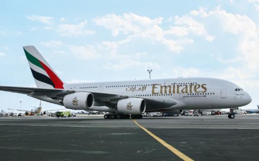 Parts of Emirates' first A380 superjumbo will be recycled after the aircraft was retired from service